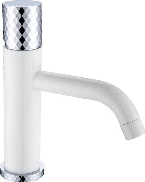 Смеситель для раковины Boheme Stick 121-WCR white diamond chrome Sancos — Оригинал