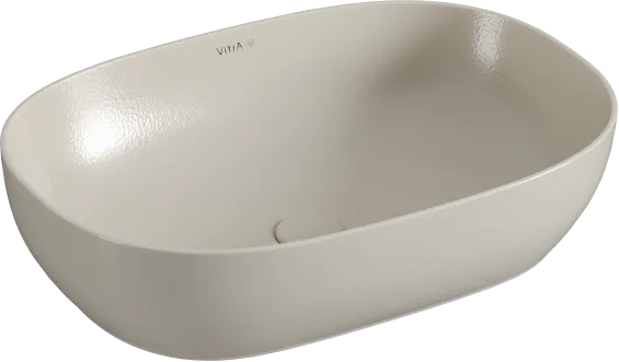 Накладная раковина VitrA Outline Recycled 7995B066-0016 матовый тауп Sancos — Оригинал