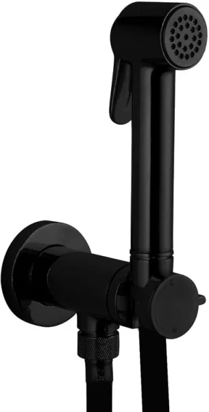 Гигиенический душ Bossini Paloma Brass E37007B.073 со смесителем, С ВНУТРЕННЕЙ ЧАСТЬЮ, черный Sancos — Оригинал