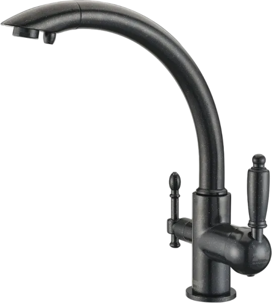 Смеситель для кухни Zorg Clean Water ZR 314 YF-33 черный металл Sancos — Оригинал