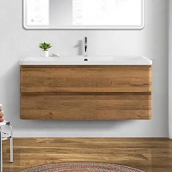 Тумба под раковину без столешницы BelBagno Albano 120 подвесная, rovere rustico Sancos — Оригинал