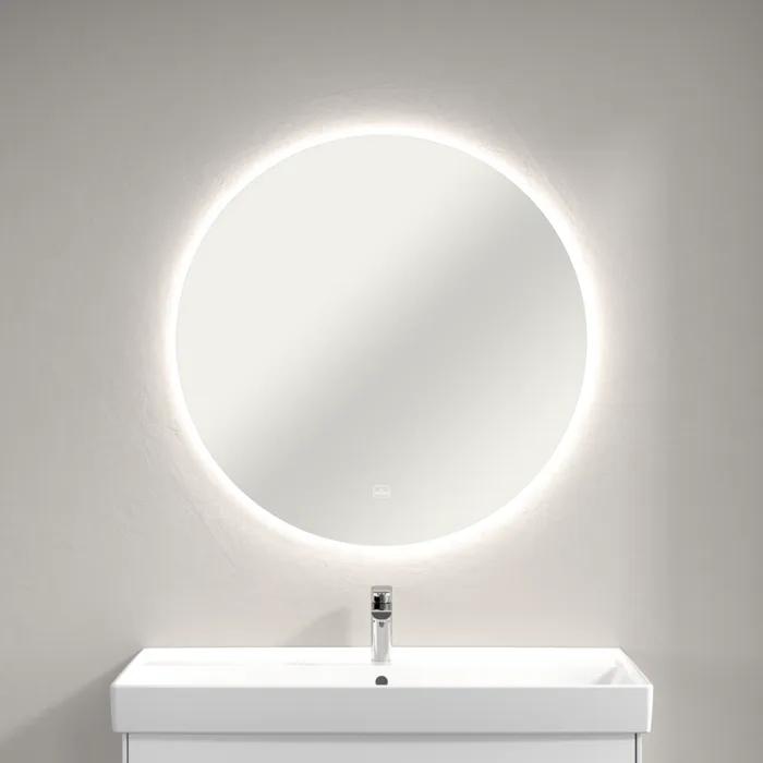 Зеркало круглое Villeroy & Boch More to See Lite A4606800 65 с LED-подсветкой, 6500 K Sancos — официальный сайт