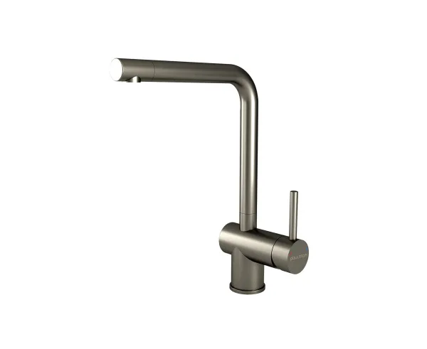 Смеситель для кухни Paulmark Spring Sp212067-GM, вороненая сталь Sancos — Оригинал