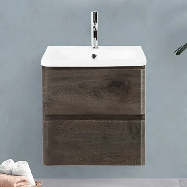 Тумба под раковину без столешницы BelBagno Albano-Cer 60 подвесная, robere nature grigio Sancos — Оригинал