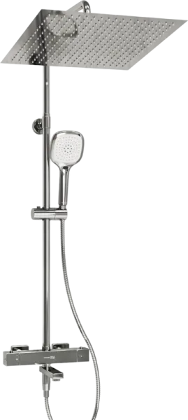Душевая стойка Wasserkraft Aller A199.119.065.010.CH Thermo, с термостатом, хром Sancos — Оригинал
