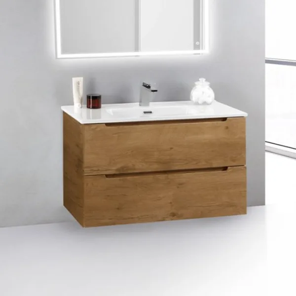Тумба под раковину без столешницы BelBagno Etna 39 80 rovere  nature Sancos — Оригинал