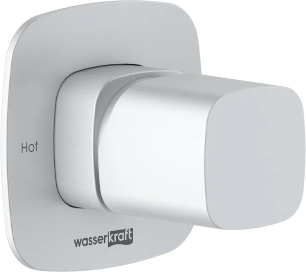 Встраиваемый смеситель Wasserkraft Saale 9551 С ВНУТРЕННЕЙ ЧАСТЬЮ. белый soft-touch Sancos — Оригинал