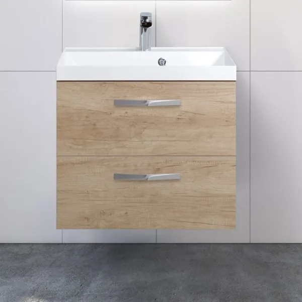 Тумба под раковину без столешницы BelBagno Aurora 60 rovere nebrasca nature Sancos — Оригинал