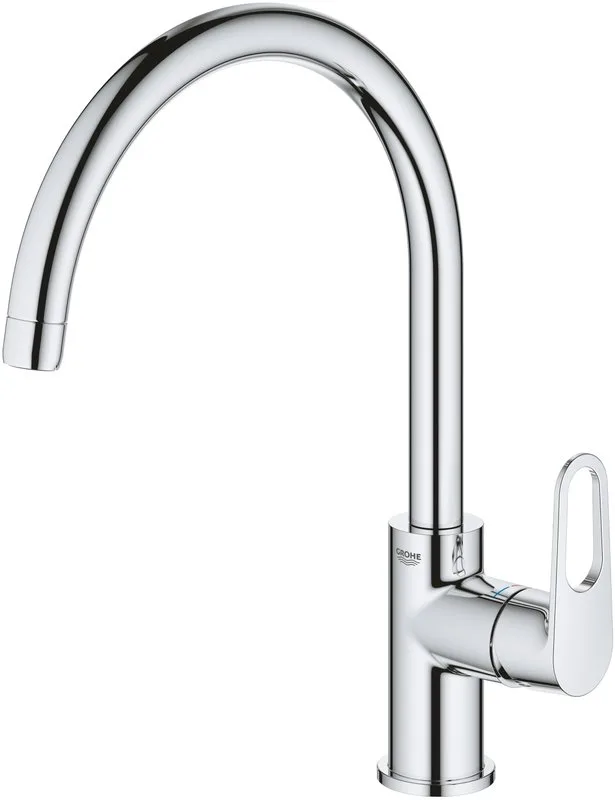 Смеситель для кухни Grohe 31230001 хром Sancos — официальный сайт