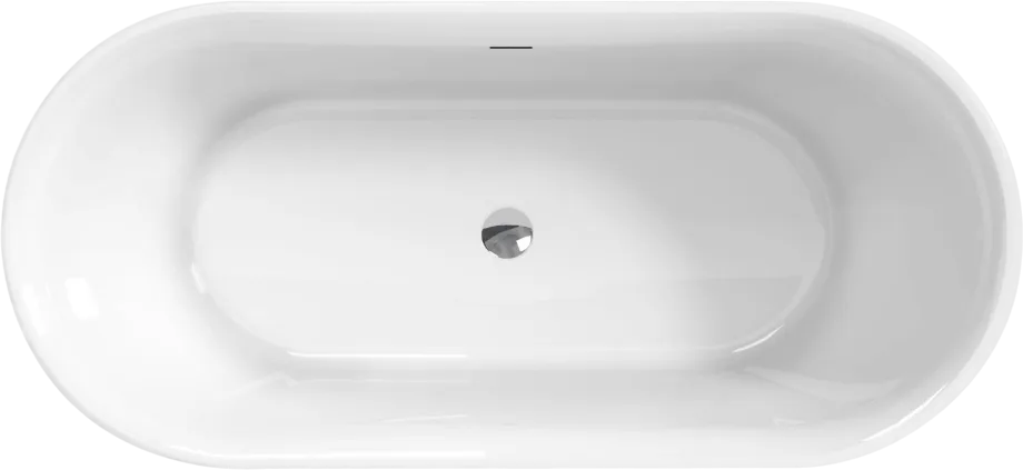 Акриловая ванна BelBagno BB706-1800-800 180x80 см, отдельностоящая, белая, овальная Sancos — официальный сайт