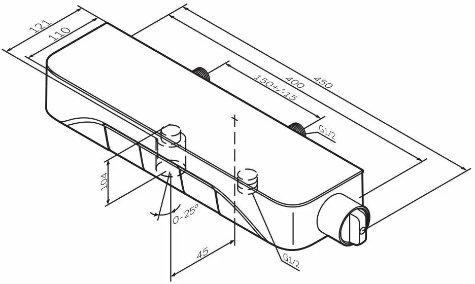 Смеситель для ванны с душем AM.PM Func F8F10500, хром Sancos — официальный сайт