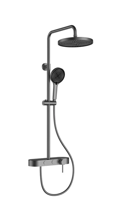 Душевая стойка Vincea VSFS-402GM, вороненая сталь Sancos — официальный сайт