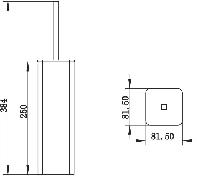 Ершик WHITECROSS Cubo CU2474GL золото Sancos — официальный сайт