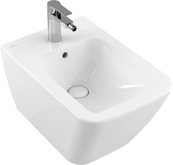 Биде подвесное Villeroy & Boch Finion 446500R1 alpin, ceramicplus Sancos — Оригинал