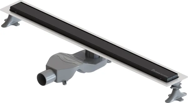 Душевой трап (лоток) Boheme Premium Linear 80 см, черный Sancos — Оригинал