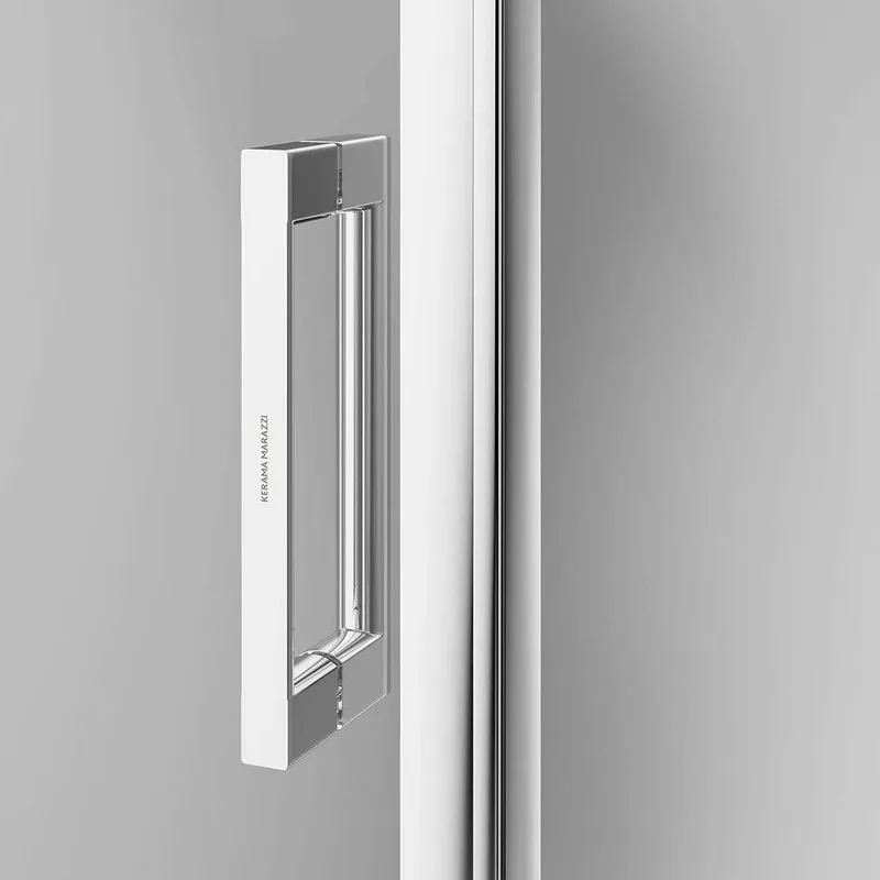 Душевая дверь в нишу KERAMA MARAZZI Lindo LN.140.SD.CR профиль глянцевый хром, стекло прозрачное Sancos — официальный сайт