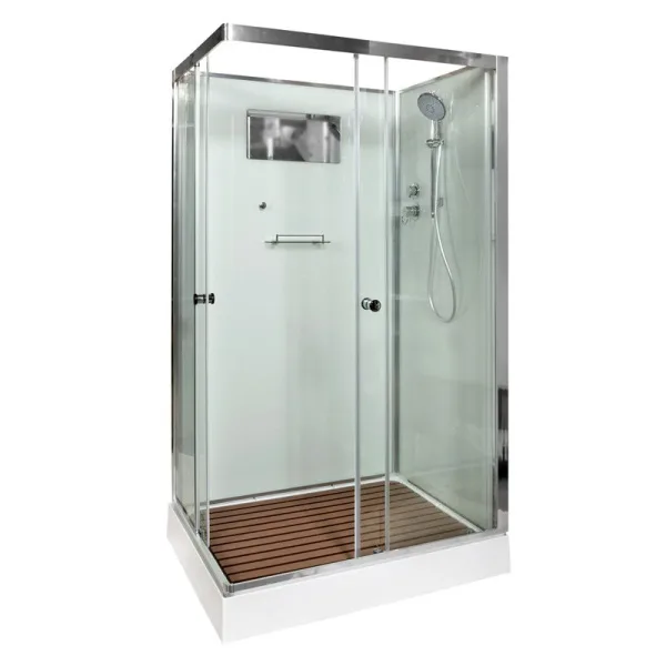 Душевая кабина DTO K402 120х90, профиль хром, стекло прозрачное Sancos — Оригинал