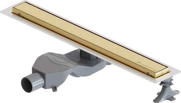 Душевой трап (лоток) Boheme Premium Linear 60 см, золото Sancos — Оригинал