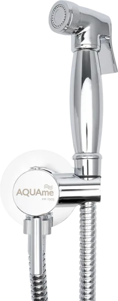 Гигиенический душ AQUAme AQM6010CR со смесителем, С ВНУТРЕННЕЙ ЧАСТЬЮ, хром Sancos — Оригинал