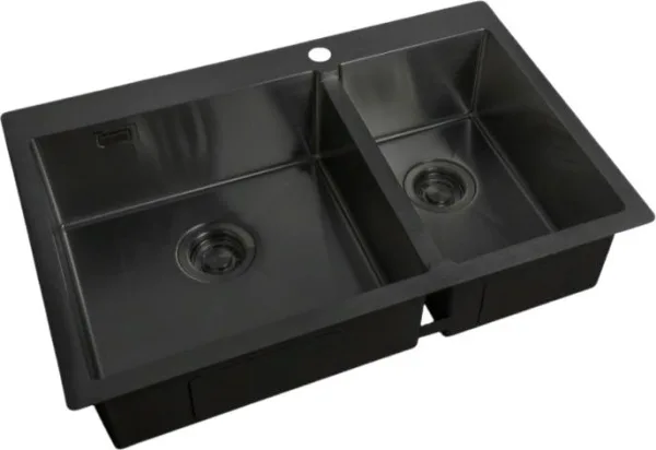 Мойка кухонная Zorg Light ZL R 780-2-510-L GRAFIT Sancos — Оригинал