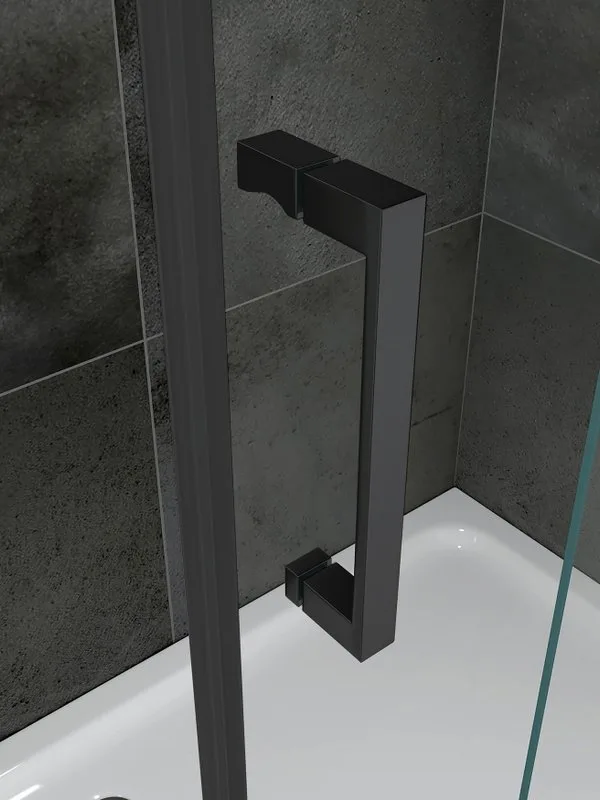 Душевой уголок Abber Komfort AG93120B-S102B 120х100 см, профиль черный, стекло прозрачное Sancos — официальный сайт