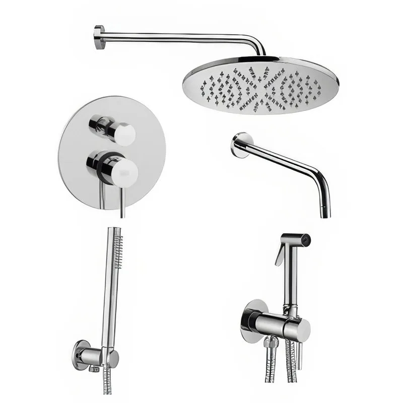 Комплект для ванной Paffoni Light KITZLIG019CR139 С ВНУТРЕННЕЙ ЧАСТЬЮ, хром Sancos — официальный сайт
