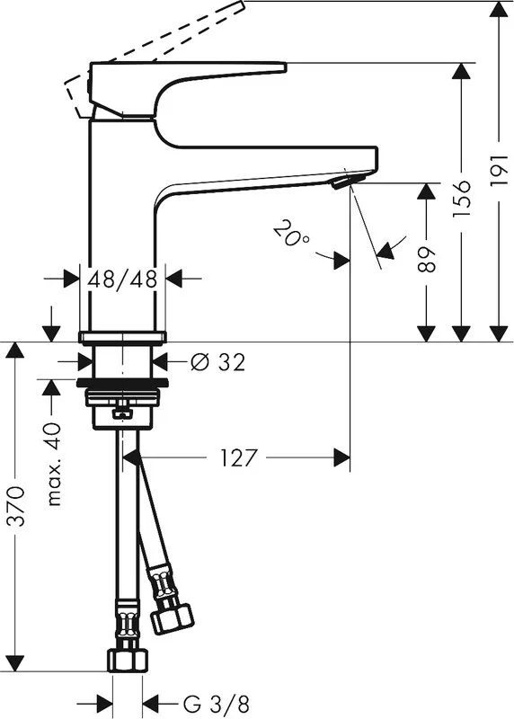 Смеситель для раковины Hansgrohe Metropol 32500140 с донным клапаном Push-Open Sancos — официальный сайт
