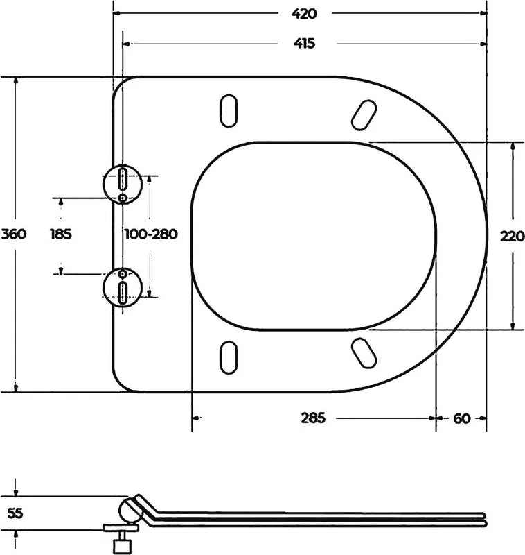 Крышка-сиденье BelBagno Piano BB2111SC с микролифтом Sancos — официальный сайт