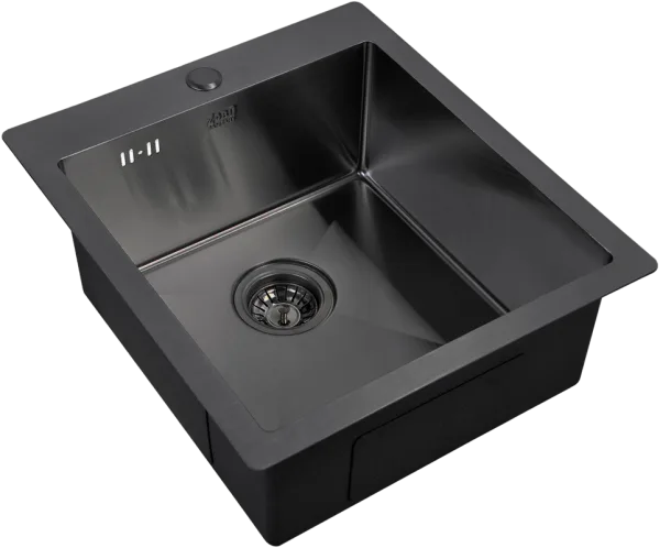 Мойка кухонная Zorg Inox PVD 4551 grafit Sancos — Оригинал