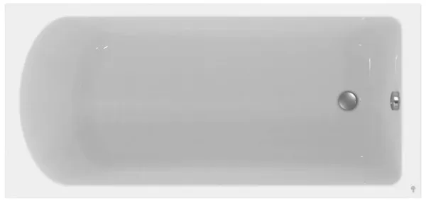 Акриловая ванна Ideal Standard Hotline K274801 без опоры 180x80 см, пристенная, euro white  Sancos — Оригинал