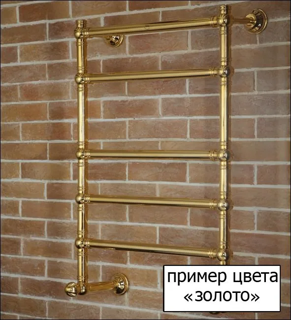 Полотенцесушитель водяной Margaroli Sole 442-5, золото Sancos — официальный сайт