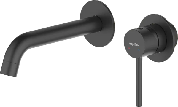 Смеситель для раковины AQUATEK Европа AQ1313MB С ВНУТРЕННЕЙ ЧАСТЬЮ, матовый черный Sancos — Оригинал