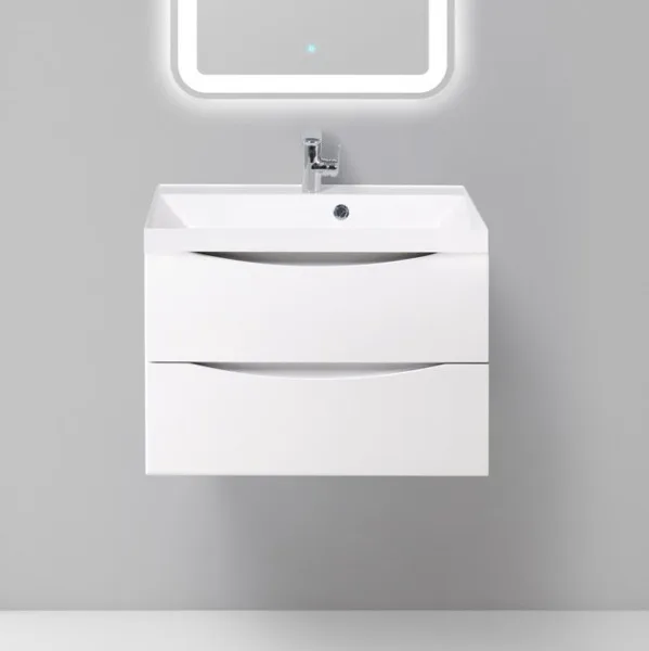 Тумба под раковину без столешницы BelBagno Marino 70 bianco lucido Sancos — Оригинал
