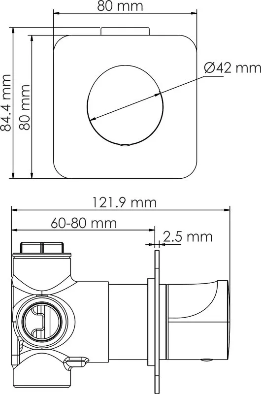 Встраиваемый смеситель Wasserkraft Weida A3151.268.270.271.087.103, С ВНУТРЕННЕЙ ЧА Sancos — официальный сайт