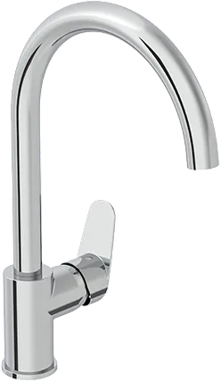 Смеситель для кухни VitrA Flow Round A43407EXP хром Sancos — Оригинал