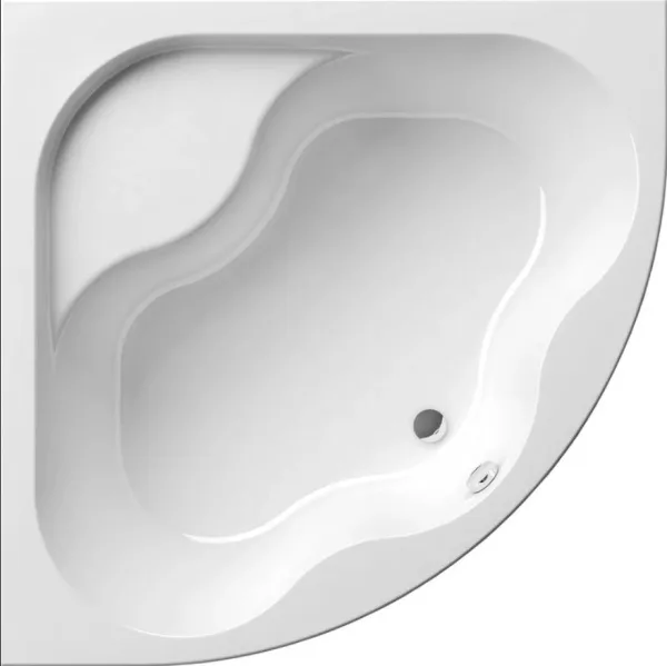 Акриловая ванна Ravak Gentiana CG01000000 без опоры 150x150 см, угловая, пристенная, белая Sancos — Оригинал