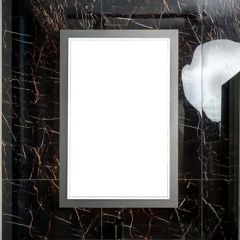 Зеркало Armadi Art Lucido 70x105 глянцевый графит, с подсветкой Sancos — Оригинал