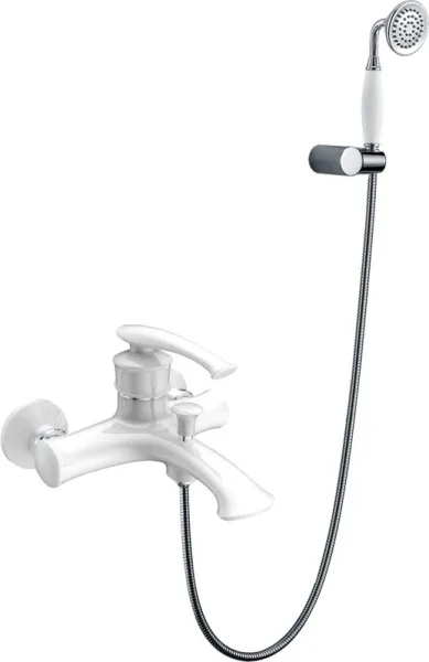 Смеситель для ванны с душем AltroBagno Beatrice 0206 Bi, белый Sancos — Оригинал