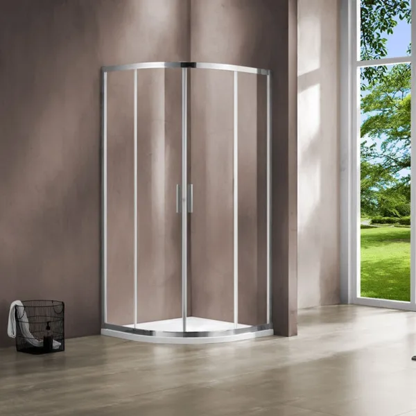 Душевой уголок Vincea Garda VSQ-1G900CL 90x90, профиль хром, стекло прозрачное Sancos — Оригинал
