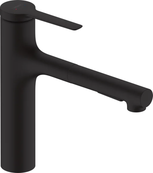 Смеситель для кухни Hansgrohe Zesis M33 74804670 механизм sBox lite, черный матовый Sancos — Оригинал