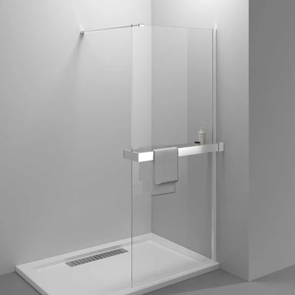 Душевая перегородка Vincea Walk-in HR VSW-4HR800CL 80 см, профиль глянцевый хром, стекло прозрачное Sancos — Оригинал