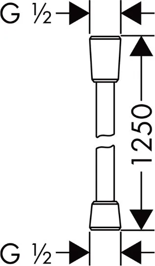 Душевой шланг Hansgrohe Isiflex 28272990, 125 см, полированное золото Sancos — официальный сайт