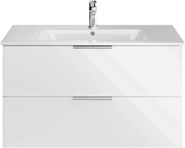 Тумба под раковину без столешницы KERAMA MARAZZI Piano Forte 95 подвесная, белая глянцевая Sancos — Оригинал