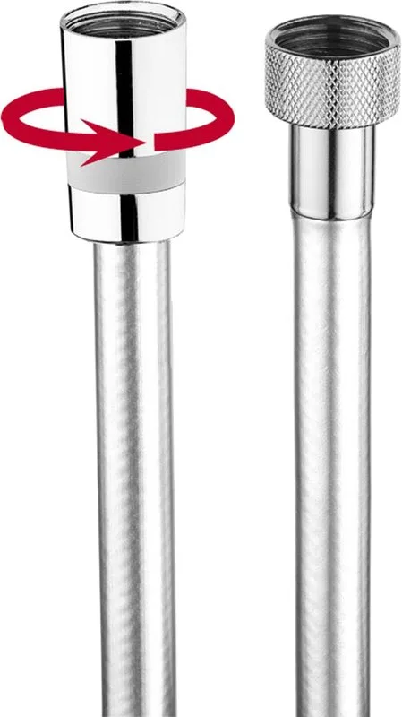 Душевой шланг Bossini Cromolux A00167D, 175 см, хром Sancos — официальный сайт
