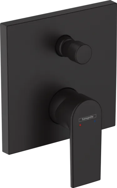 Встраиваемый смеситель Hansgrohe Vernis Shape 71468670 матовый черный Sancos — Оригинал