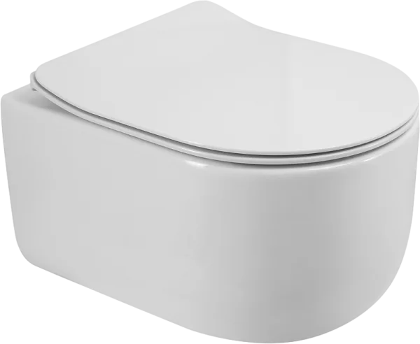 Унитаз подвесной BelBagno Soft BB084CH-TOR BB2034SC с микролифтом, безободковый, белый Sancos — Оригинал