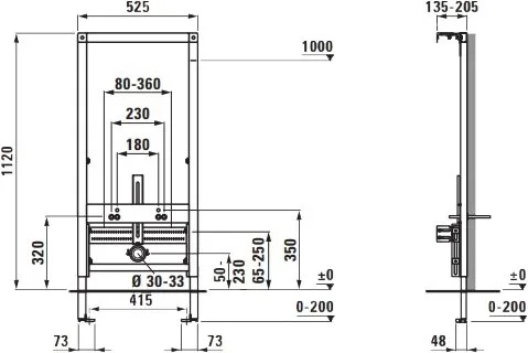 Система инсталляции для биде Laufen Lis 8.9266.0.000.000.1 Sancos — официальный сайт