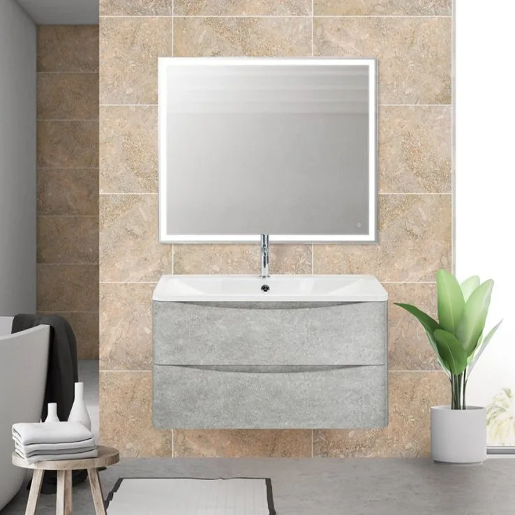 Тумба под раковину без столешницы BelBagno Acqua 90 подвесная, cemento verona grigio Sancos — официальный сайт