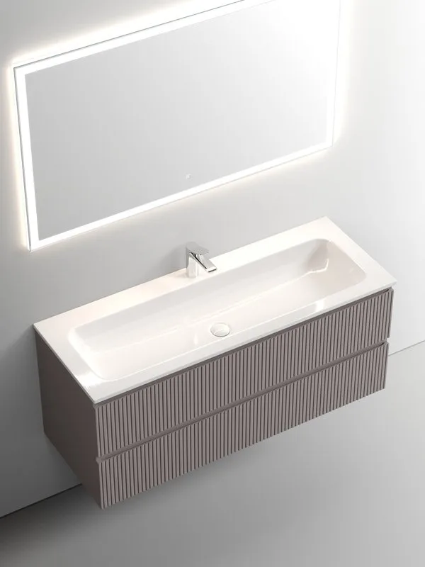 Тумба с раковиной Sancos Snob T 120 см, doha soft, раковина CN7017 Sancos — официальный сайт