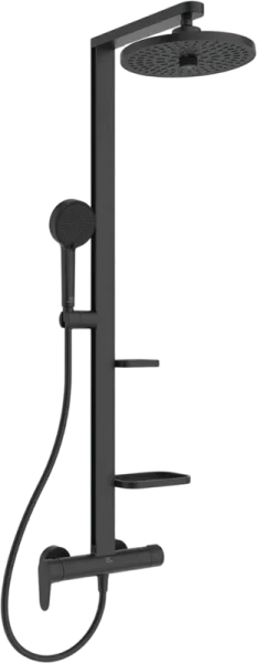 Душевая стойка Ideal Standard Alu+ BD584XG, silk black Sancos — Оригинал